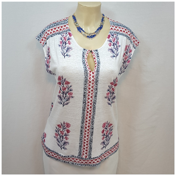 Lucky Brand Tops - LUCKY BRAND, Keyhole  Top, size Medium